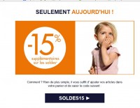 Soldes Kiabi : 15 pourcent en plus le 12 juillet