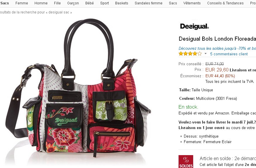 sac desigual