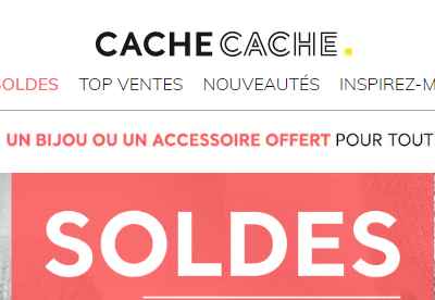 soldes cache cache