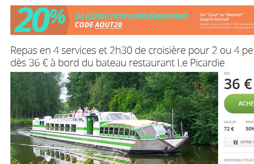 croisière somme + repas