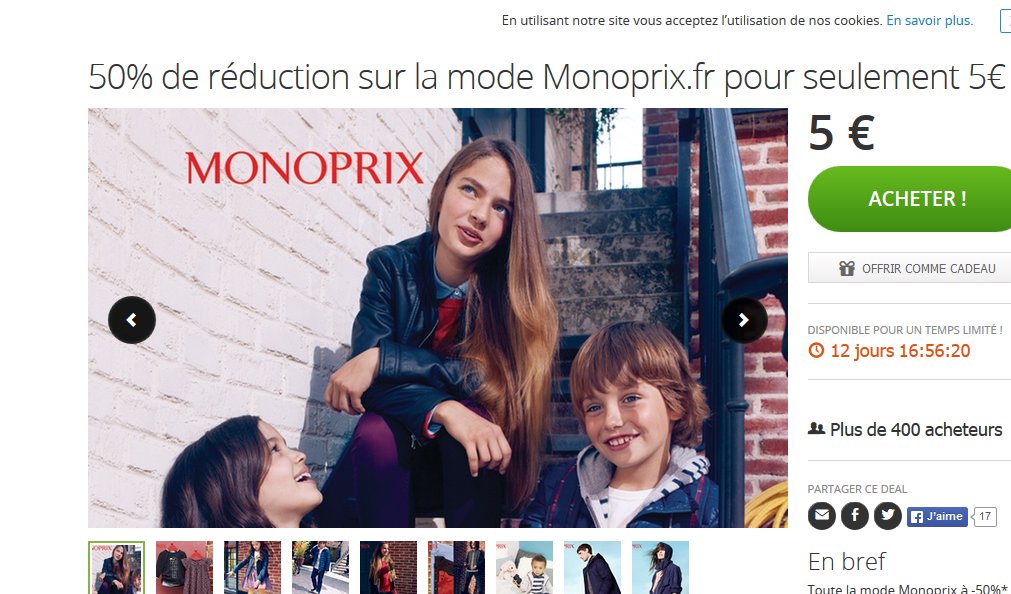 mode monoprix