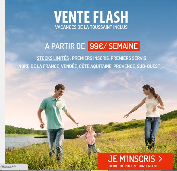 vente flash locations