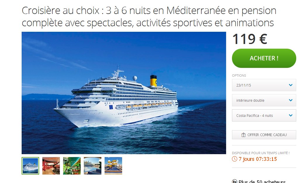 Bon plan Croisière