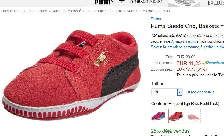 chaussuresbébé puma