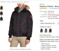 Doudoune redskins pour hommes à moins de 85 euros