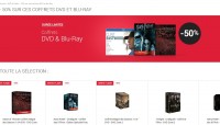 50 pourcent de réduction sur des coffrets dvd et blu ray jusqu’au 25/10
