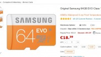 Super prix carte mémoire micro sd 64go samsung à moins de 19 euros