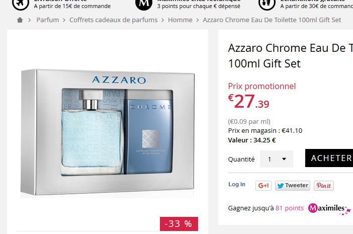 azzaro chrome