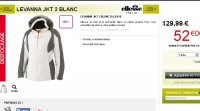 Bon prix veste de ski femmes Ellesse à 52 euros … pas chère