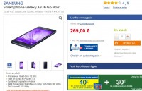 Bon plan smartphone Samsung Galaxy A3 qui revient à 159 euros pour un achat le 11 octobre