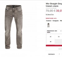 Jeans pas cher ! 26 euros le jeans dc shoes pour hommes port inclus