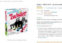 Bon prix jeu twister à 15 euros (voire meme 14 ) contre entre 20 – 25 ailleurs
