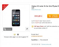 Super offre smartphone : Meizu M2 note à 139 euros (octo coeur , 2go de ram)