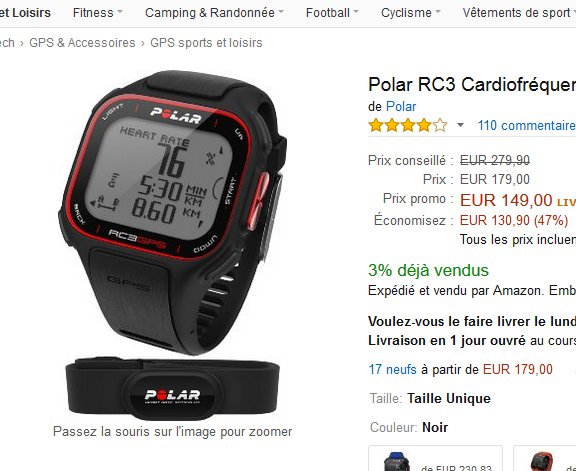 montre polar rc3