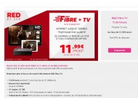 Offre BOX Internet Fibre SFR à 11.99 euros par mois durant 12 mois (internet , tv , telephone)