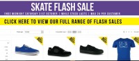 Mega affaire chaussures Vans, Airwalk , Dc Shoes avec une vente flash sur sportdirect