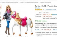 Bonne affaire jouets : barbie et son cheval à 21 euros le 17 novembre