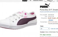 baskets Puma pour filles ou femmes à 16.8 euros