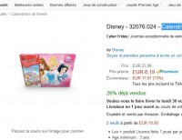 Super affaire: calendrier de l’avent princesses disney à 6 euros (voire meme 5 euros)