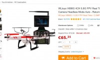 Bonne affaire pour un drone avec caméra et écran à 72  euros seulement