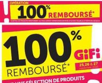 Gifi BLACK FRIDAY : des produits 100% remboursés les 25 26 27 novembre 2016