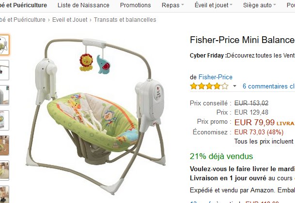 balancelle fisher price