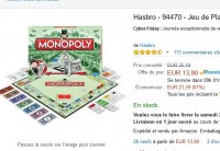 Bon plan Noel : Jeu du Monopoly à 13.9 euro seulement