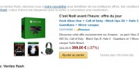 Pack console xbox one + 2 jeux et un casque à 369 euros le 5 novembre