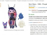 Jouet pas cher : poupée novi star à 6.33  euros (voire meme 5.33  euros)