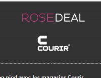 Bon plan Chaussures:  bon d’achat COURIR  à moitié prix  (25€ le bon de 50)