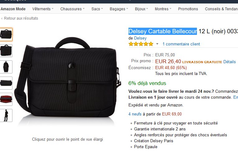 sac bandouliere hommes