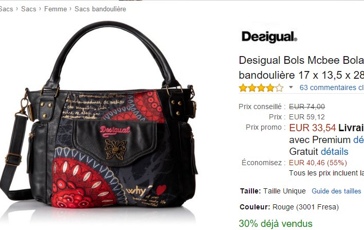 sac desigual