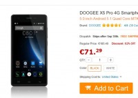 Smartphone pas cher : doogee x5 pro à 55 euros (quad core, 2go de ram, 16go ) – Chine