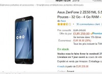Bon plan smartphone : asus zenfone 2 à 259 euros le 26 novembre