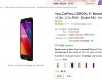 Super affaire : smartphone zenfone2 asus à 129 euros ( 2go de ram , 16go espace de stockage)