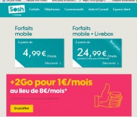 Forfaits Sosh : 2go en plus pour 1 euro et appels illimités vers les portables algeriens Mobilis