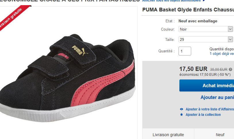 bon d achat puma