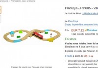 Mega affaire jouet : circuit en bois avec train à 7 euros