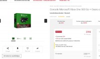 Bon plan xbox one + Gears of War Ultimate Edition à moins de 300 euros (+20 euros de crédit)