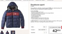 Mega affaire : doudoune Puma à 42 euros (voire moins ) faire vite