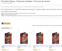 Jeux videos : 40 euros de réduction pour l’achat de 6 figurines disney infinity