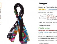 Foulard desigual Candy en vente flash à 17 euros ( 34 ailleurs)