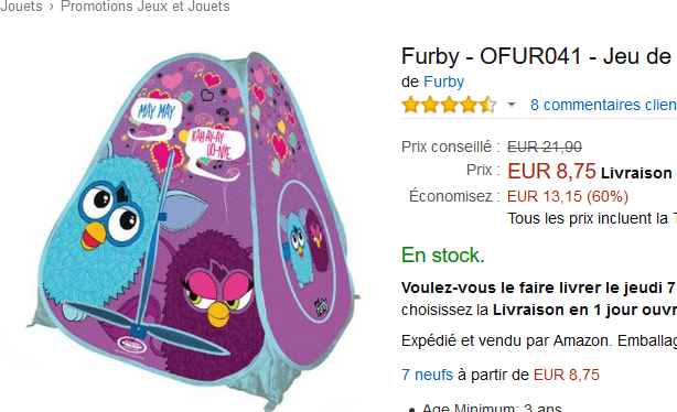 tente furby