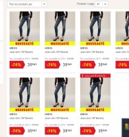 Super affaire : jeans guess beverly pour femmes à 31 euros voire moins
