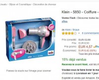 Super affaire jouet pas cher : le kit seche cheveux à moins de 5 euros (voire moins de 4)