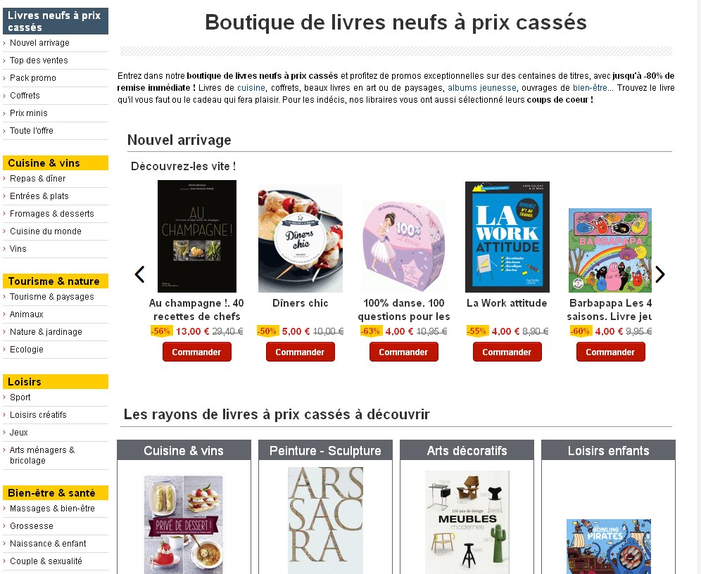 livres pas chers