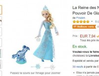Reine des neiges : la poupée elsa qui s’illumine à moins de 8 euros
