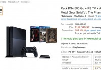 Bon plan PS4 :console + ps tv + 2 jeux pour moins de 350 euros