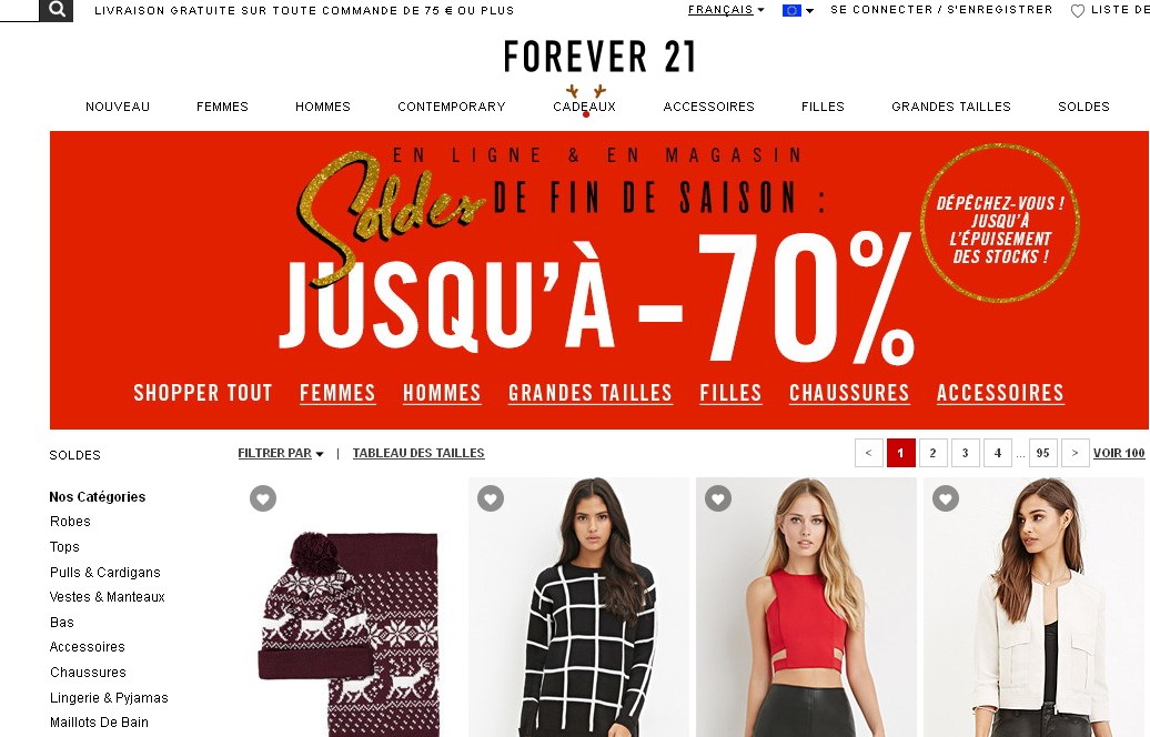 soldes forever 21