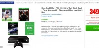 Bonne affaire pack xbox one + 3 jeux + abonnement 3 mois à 349 euros